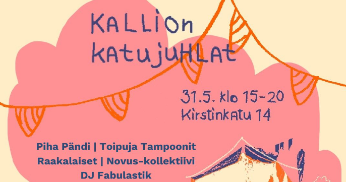 Tapahtuman mainos. Kuvituskuvaa.